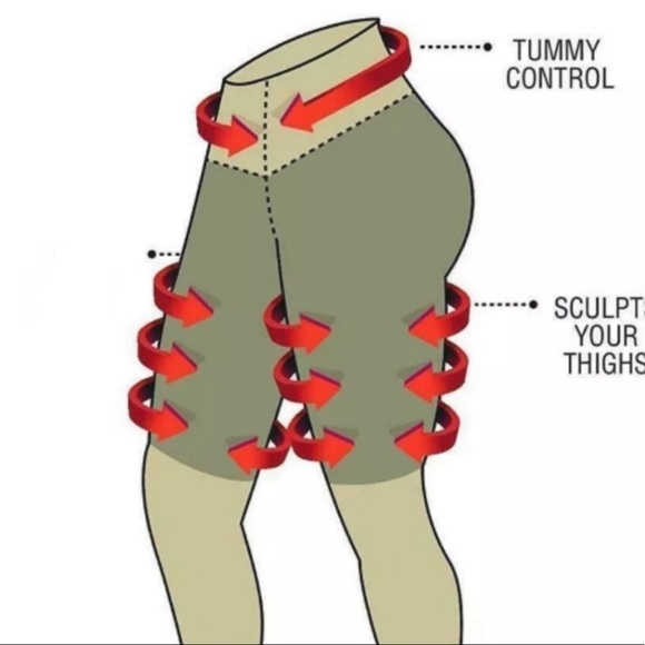 Two piece New Supplex tummy control butt lift Colombian legging and top. - Picture 2 of 6